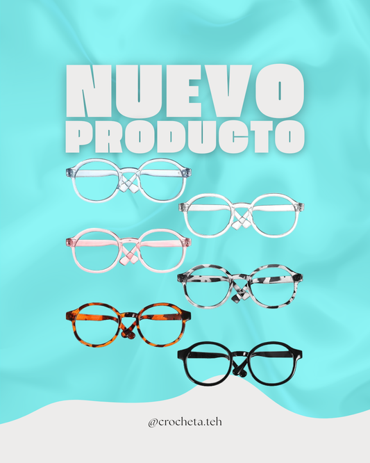 Lentes para amigurumi
