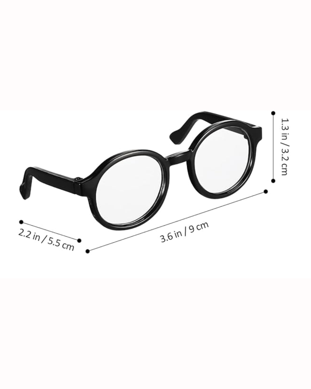 Lentes para amigurumi